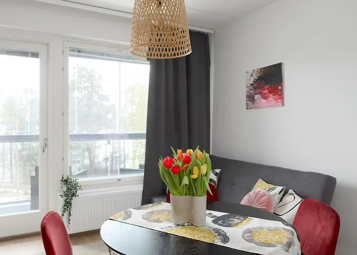 Sea View Design Near Metro In 公寓 艾斯堡